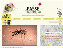 Tablet Screenshot of lepassejardins.fr